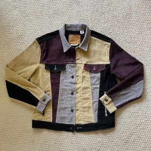 Levi’s Colorblock Corduroy Trucker Jacket
